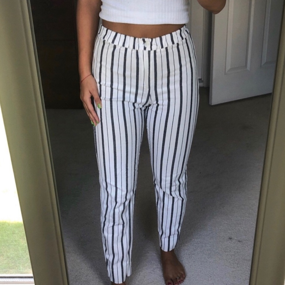 brandy melville striped pants!